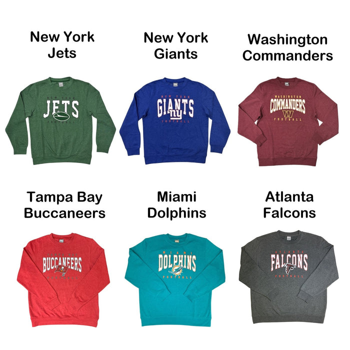NFL Men's False Start Classic Fit Fleece Crewneck Sweatshirt