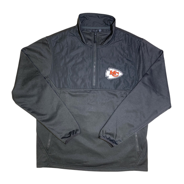 Dunbrooke Men's NFL Midweight Regular Fit Quarter Zip Tech Fleece Sweatshirt