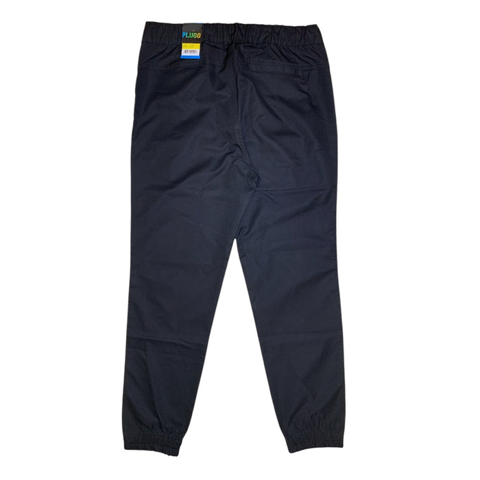 Plugg Clothing Men’s Stretch Tech Fabric Twill Joggers – Style P771442