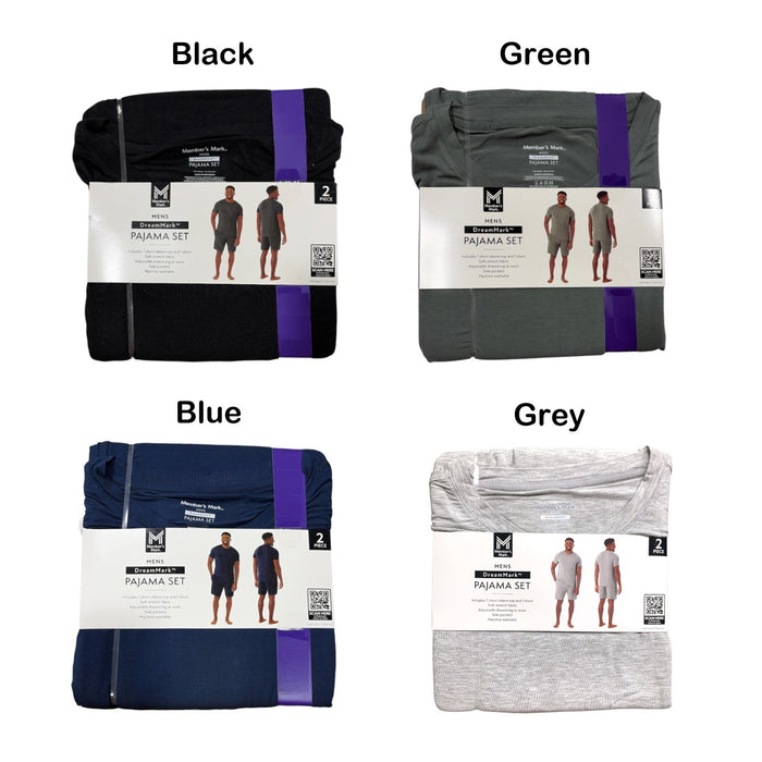 Member's Mark Men's Relaxed Fit 2-Piece Short Sleeve Pajama Set