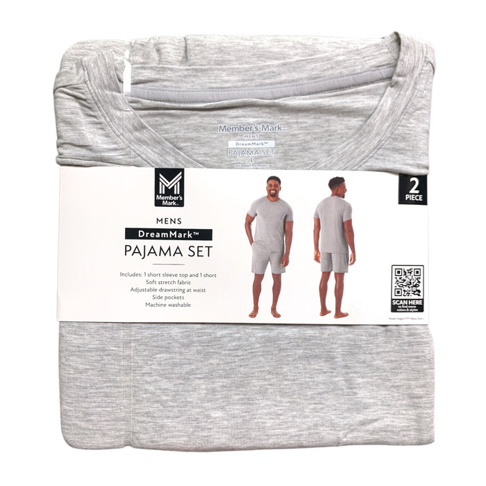 Member's Mark Men's Relaxed Fit 2-Piece Short Sleeve Pajama Set