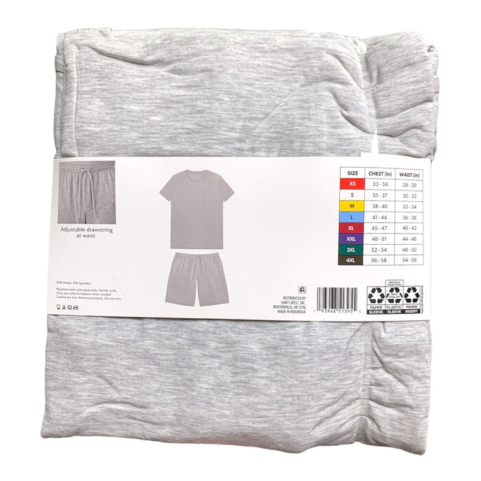 Member's Mark Men's Relaxed Fit 2-Piece Short Sleeve Pajama Set