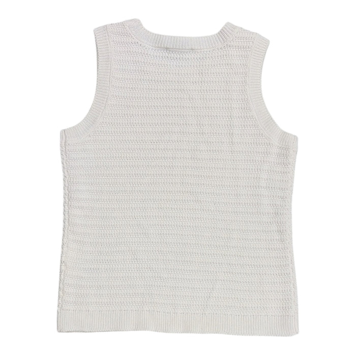 Nine West Women's Regular Fit Lightweight Crochet Tank Top