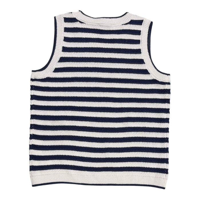 Nine West Women's Regular Fit Lightweight Crochet Tank Top