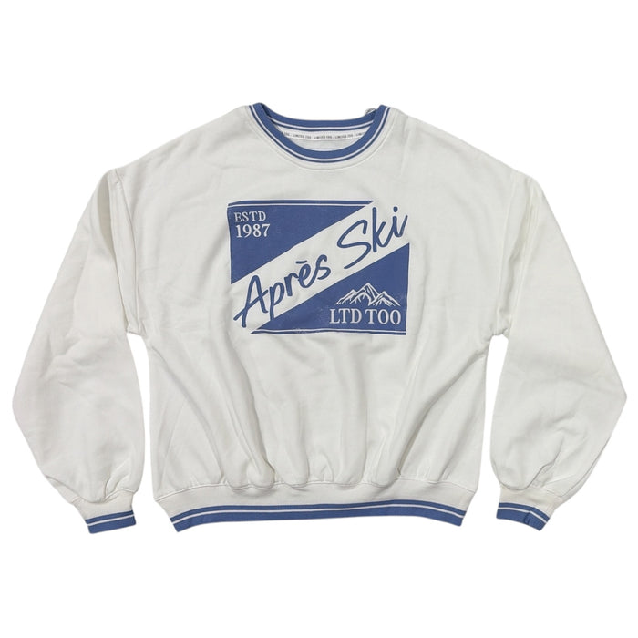 Limited Too Women's Regular Fit Soft Fleece Graphic Pullover Sweatshirt