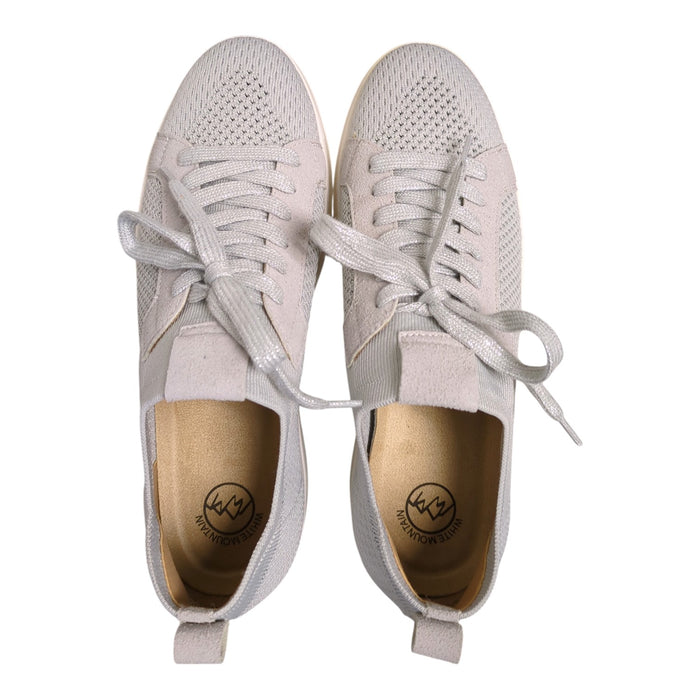 White Mountain Women's Lightweight Breathable Knit Lace-Up Sneaker