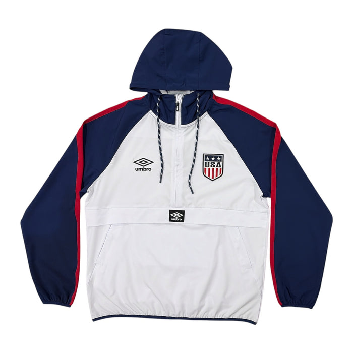 UMBRO USA Unisex Adult Lightweight Regular Fit Half Zip Hooded Pullover