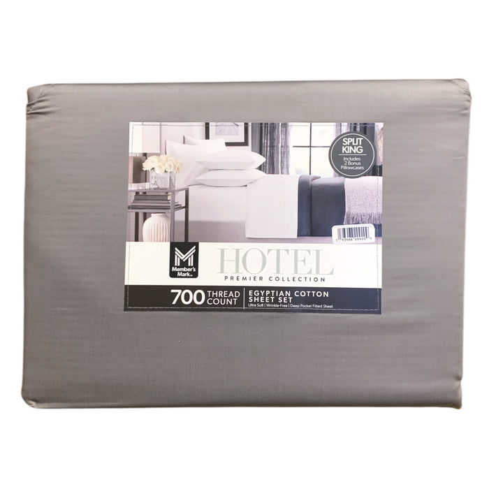 Members Mark 700 Thread Ct Hotel Premier Collection 6 Piece Sheet Set Split King