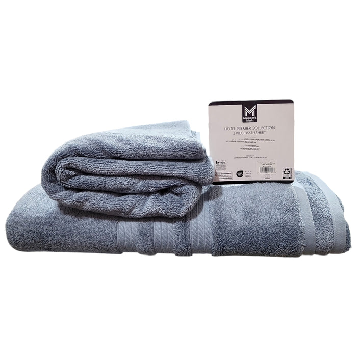 Member's Mark Hotel Premier Collection Oversized 6-Foot 2-Piece Bath Sheet Set