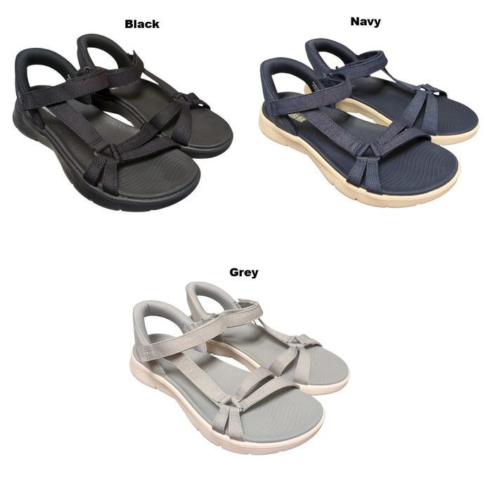 Skechers Women's Lightweight Swift Fit Adjustable Strap Sandal