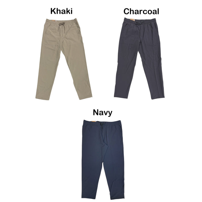 Eddie Bauer Mens Active Fit Pull-On Stretch Fabric Trail Pant