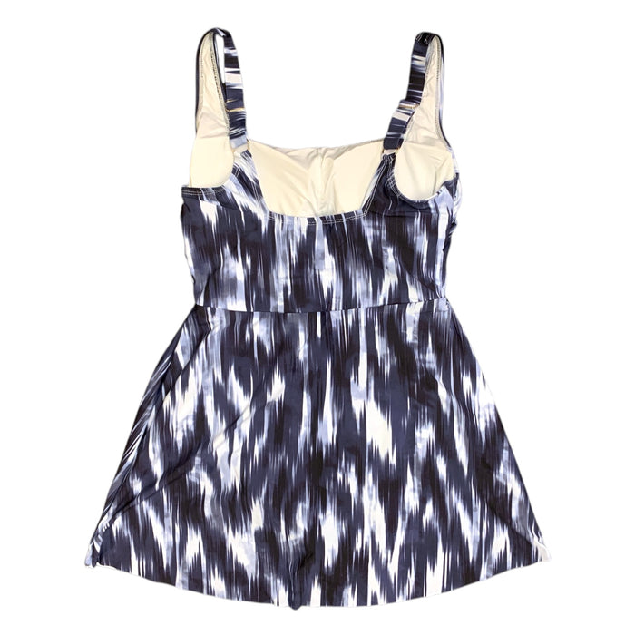 Anne Cole Women's UPF 50 4-Way Stretch Wrap Tie Swim Dress