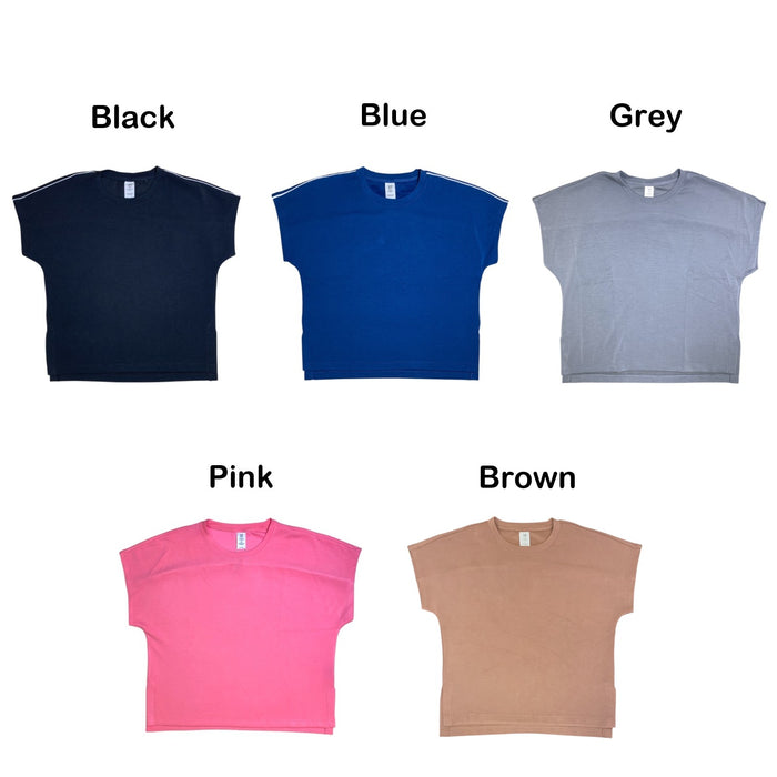 Member's Mark Women's Sandwash Tee with On-Seam Piping