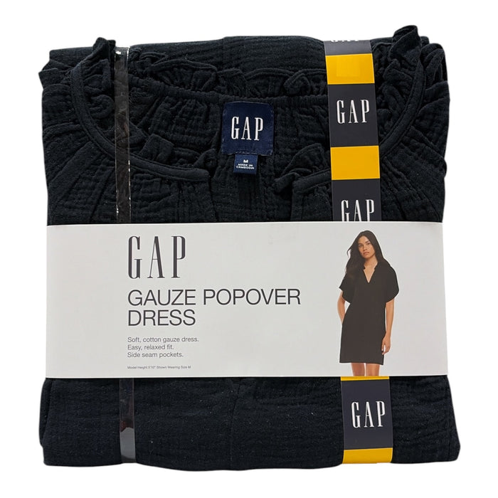 Gap Women's Lightweight & Breathable 100% Cotton Gauze Pop-Over Dress