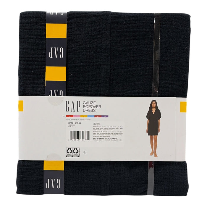 Gap Women's Lightweight & Breathable 100% Cotton Gauze Pop-Over Dress