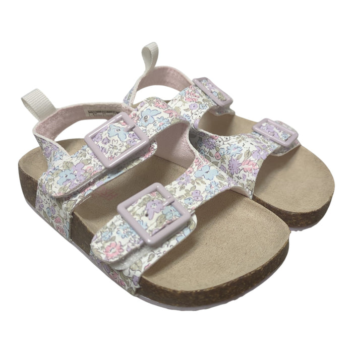 OshKosh B'Gosh Toddler Girls Hook & Loop Strap Contoured Footbed Sandal
