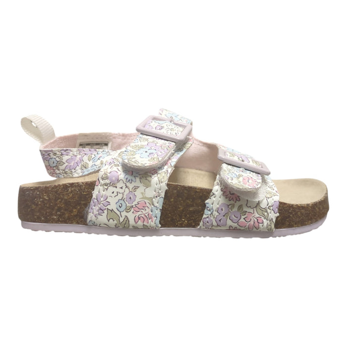 OshKosh B'Gosh Toddler Girls Hook & Loop Strap Contoured Footbed Sandal