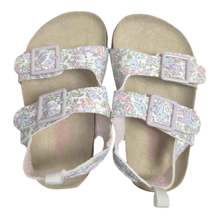 OshKosh B'Gosh Toddler Girls Hook & Loop Strap Contoured Footbed Sandal