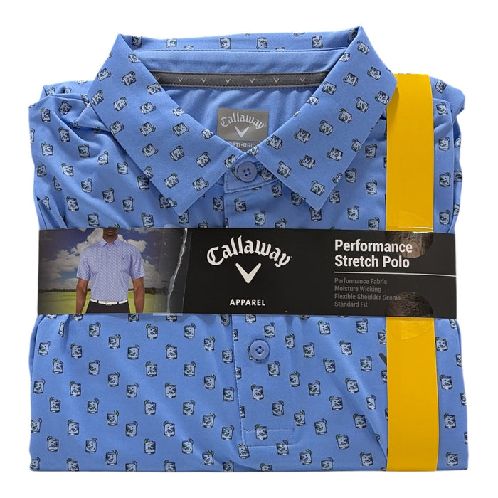 Callaway Men's Standard Fit Lightweight Moisture Wicking Performance Polo