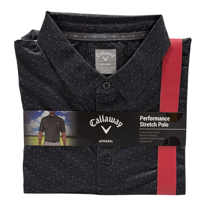 Callaway Men's Standard Fit Lightweight Moisture Wicking Performance Polo