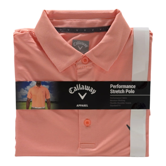 Callaway Men's Standard Fit Lightweight Moisture Wicking Performance Polo