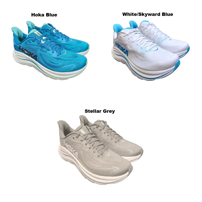 Hoka One One Men's Clifton 10 Comfort Lace Up Low Top Athletic Sneaker