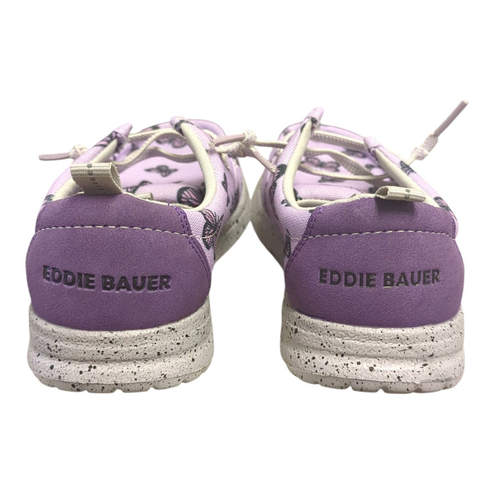 Eddie Bauer Girl's Casual Canvas Slip-On Stretch Lace Loafer