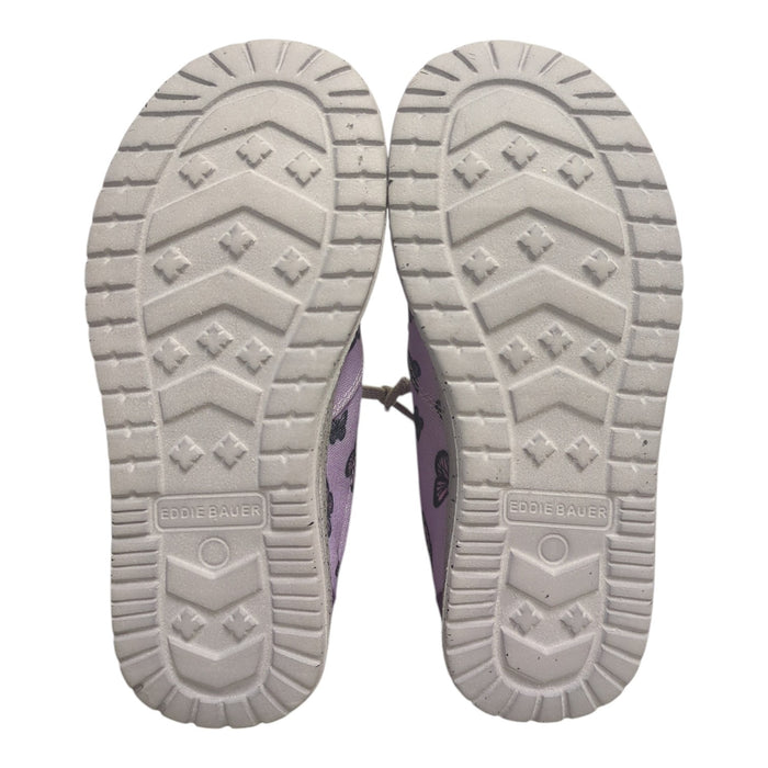 Eddie Bauer Girl's Casual Canvas Slip-On Stretch Lace Loafer