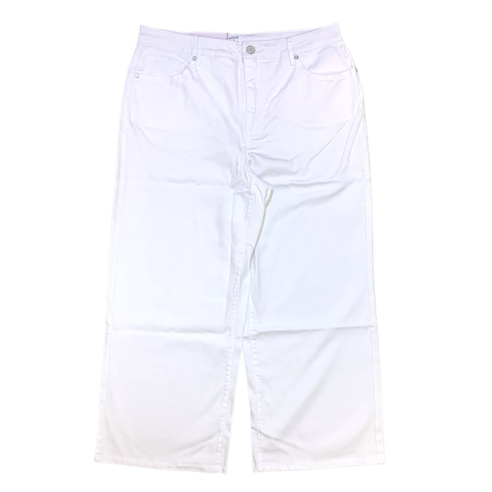 Edited by Hunter McGrady Women's High-Rise Relaxed Fit Wide Leg Crop Jeans