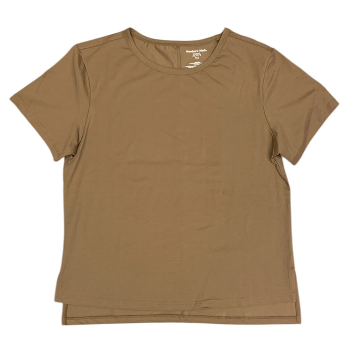 Member's Mark Women's Active Tee, Boatneck, Relaxed Fit with Side Slit