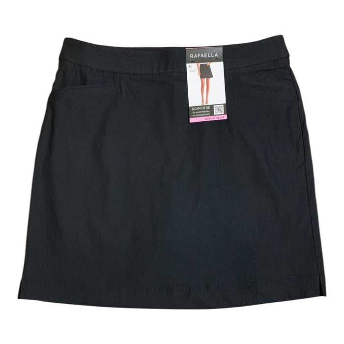 Rafaella Women's Stretch Skort with Functional Pockets, Classic Fit, Mid-Thigh