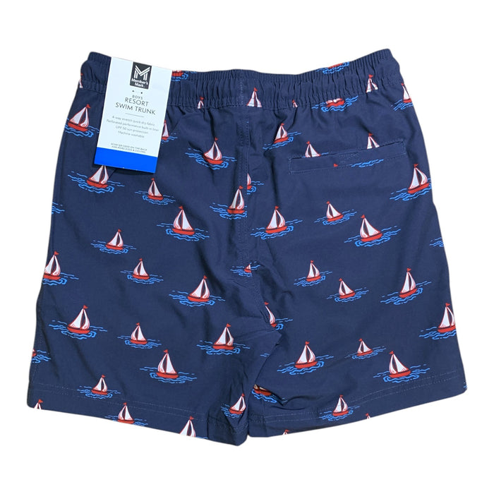 Member's Mark Boy's Resort Swim Trunk with Built-In Liner, 4-Way Stretch