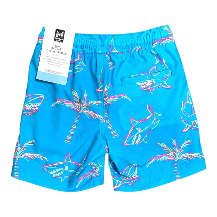 Member's Mark Boy's Resort Swim Trunk with Built-In Liner, 4-Way Stretch