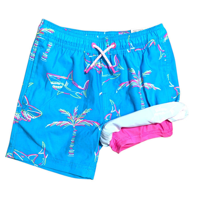 Member's Mark Boy's Resort Swim Trunk with Built-In Liner, 4-Way Stretch