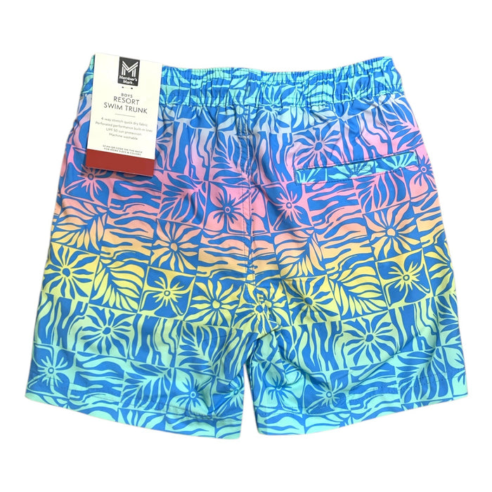 Member's Mark Boy's Resort Swim Trunk with Built-In Liner, 4-Way Stretch