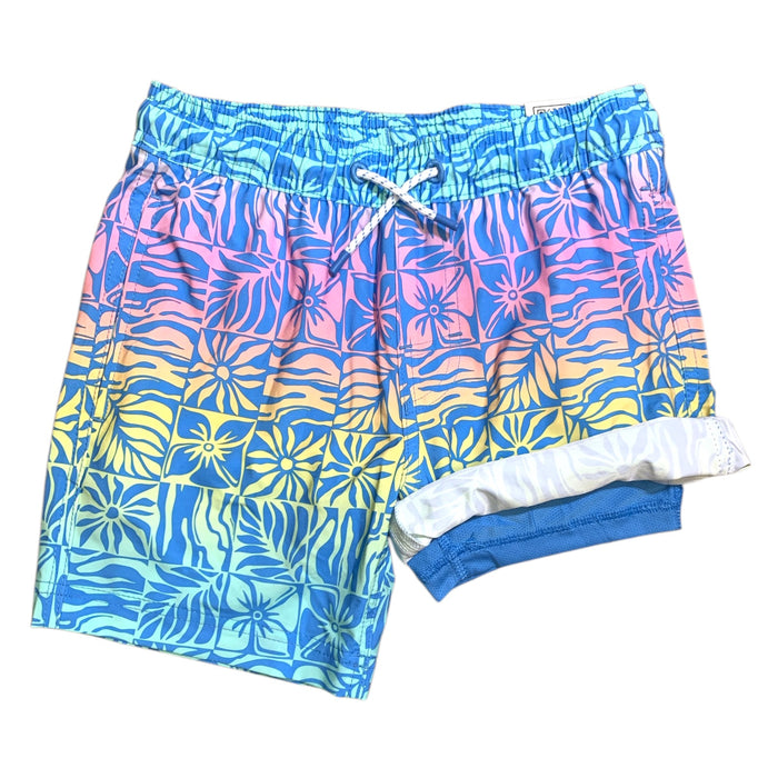 Member's Mark Boy's Resort Swim Trunk with Built-In Liner, 4-Way Stretch