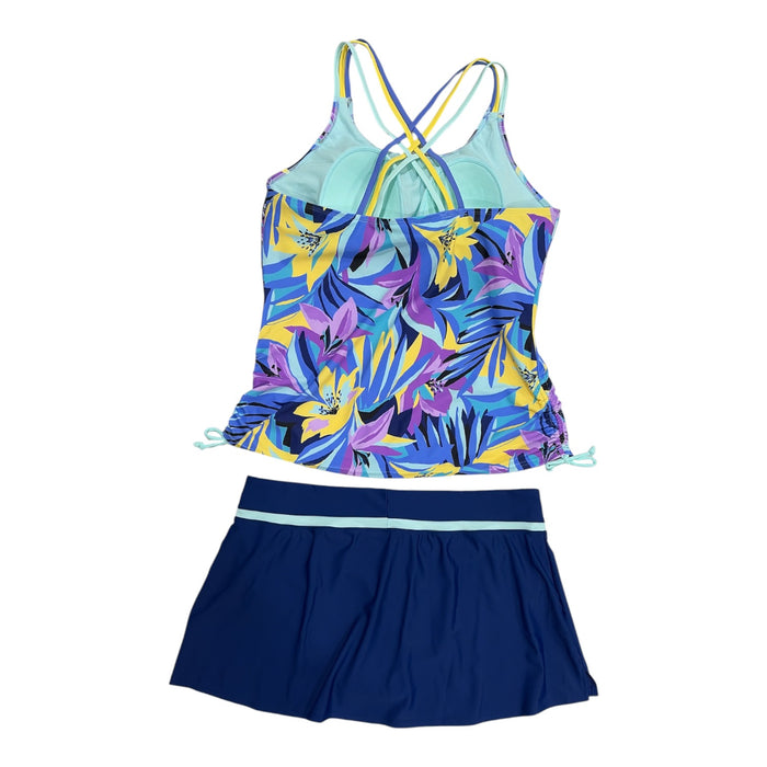 ZeroXposur Women’s 2 Piece Fashion Scoop Neck Tankini Set
