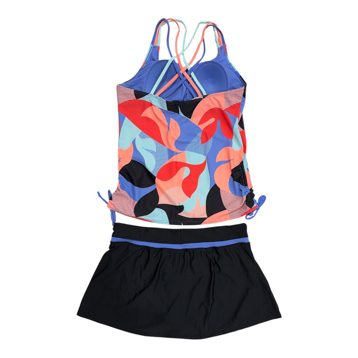 ZeroXposur Women’s 2 Piece Fashion Scoop Neck Tankini Set
