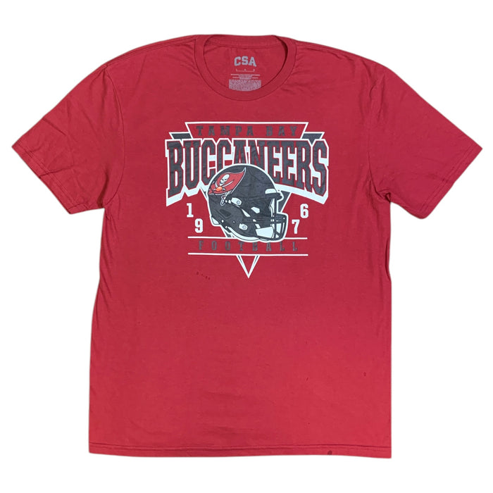 CSA Men's NFL Soft Comfortable Graphic Print Short Sleeve T-Shirt
