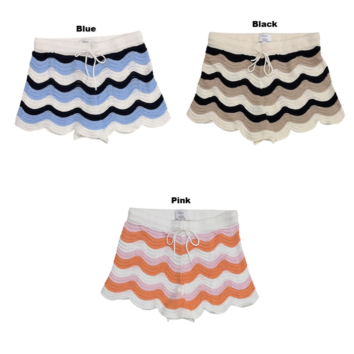 Edited by Hunter McGrady Women's High-Rise Crochet Short, Plus Size