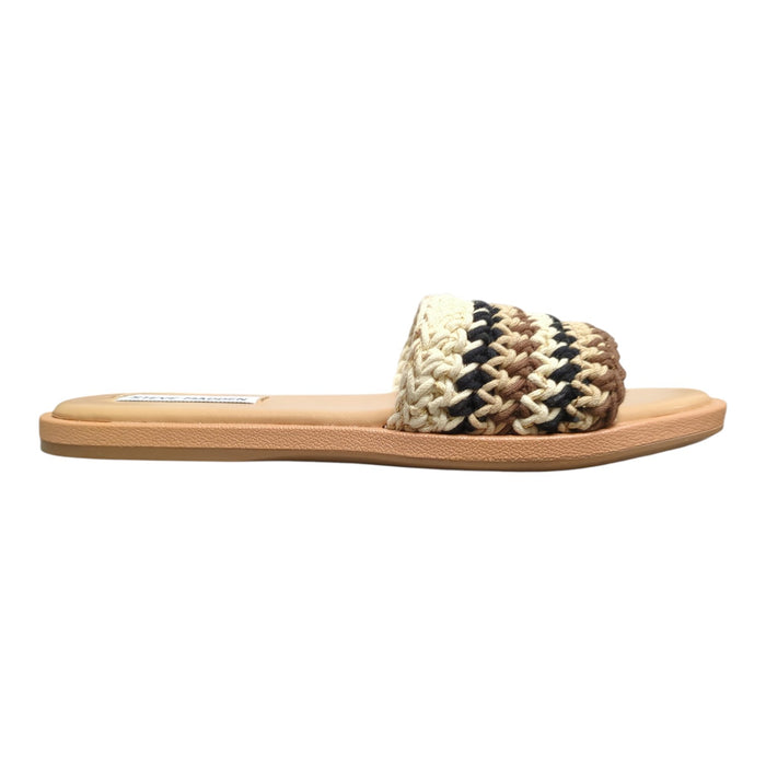 Steve Madden Women's Lightweight Easy Slip-On Crochet Sandal