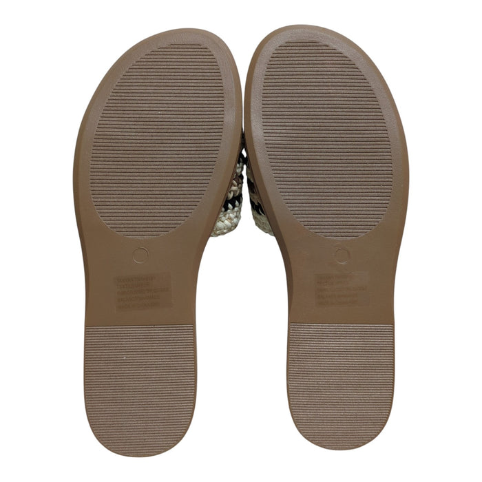 Steve Madden Women's Lightweight Easy Slip-On Crochet Sandal