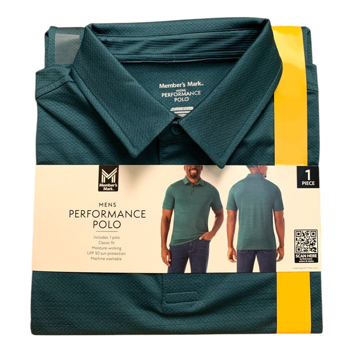 Member's Mark Men's Performance Polo, Classic Fit, Moisture-Wicking