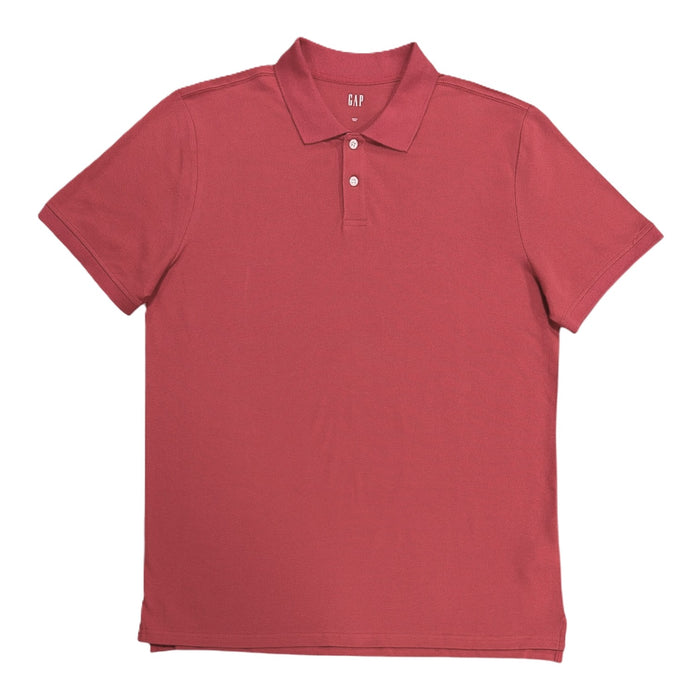 Gap Men's Lightweight & Breathable Waffle-Like Textured Pique Polo