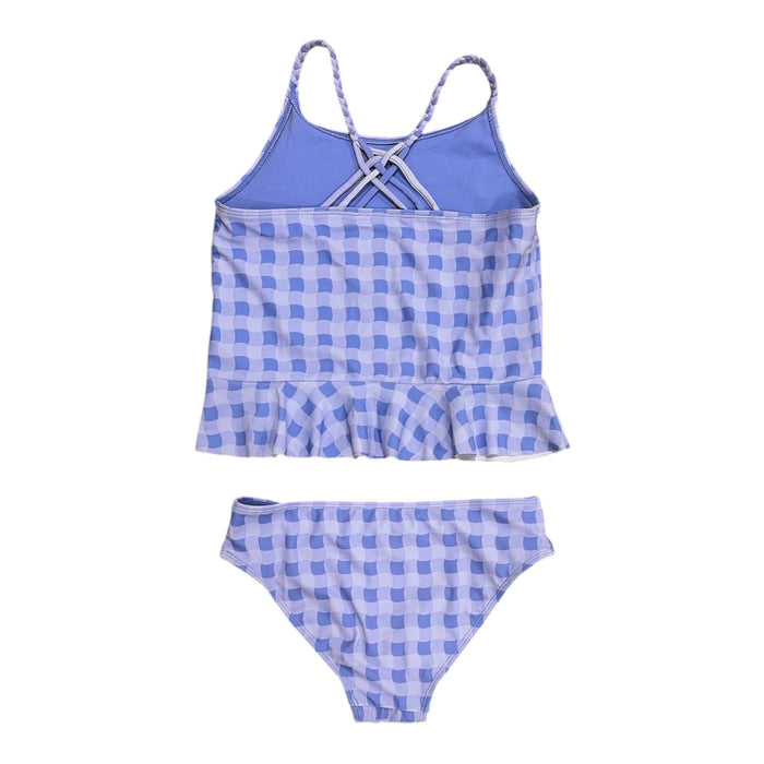 Hurley Girls Lightweight 2-Piece UPF 50+ Dull Tricot Fabric Tankini Swimsuit