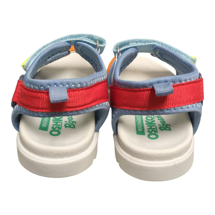 OshKosh B'Gosh Toddler Boys Hook & Loop Strap Sandal, Meadow