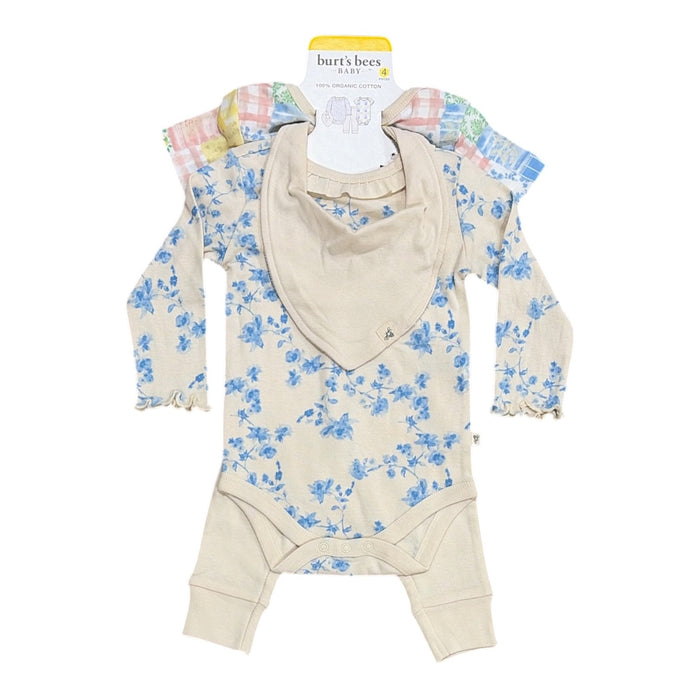 Burt's Bees Unisex Baby 100% Organic Cotton 4-Piece Outfit Set