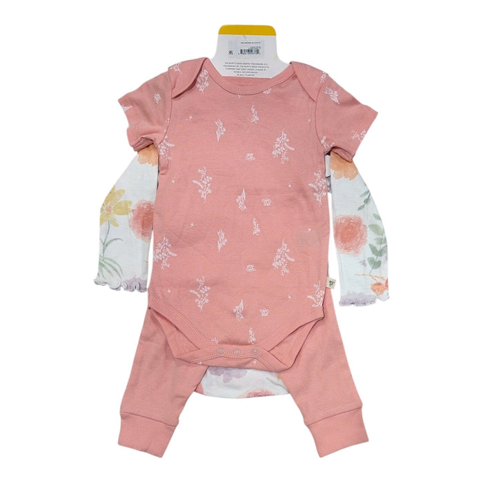 Burt's Bees Unisex Baby 100% Organic Cotton 4-Piece Outfit Set