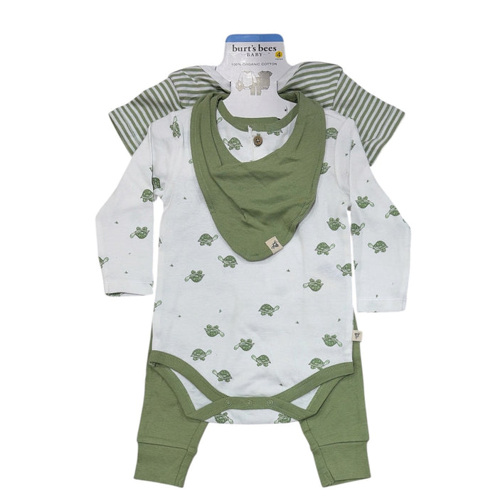 Burt's Bees Unisex Baby 100% Organic Cotton 4-Piece Outfit Set
