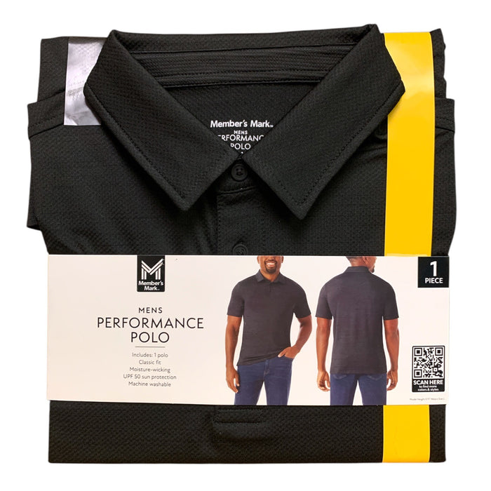 Member's Mark Men's Performance Polo, Classic Fit, Moisture-Wicking